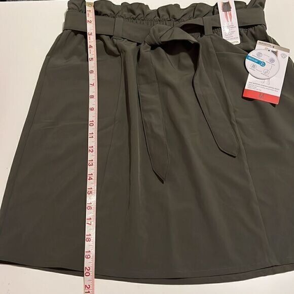 Mondetta‎ High Waisted Stretch Woven Olive Green Womens Size M NWT - Picture 8 of 10